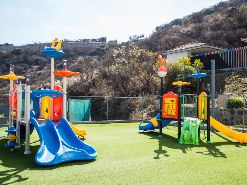 Patio de colegio Cumbres Morelia